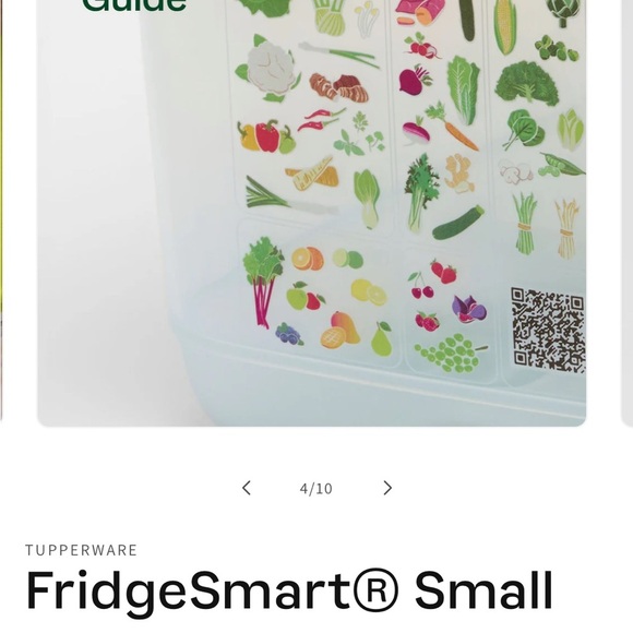 TUPPERWARE FridgeSmart 1.8 L Climate King Lime Oasis PrimaKlima A181 NWOT - Picture 4 of 10